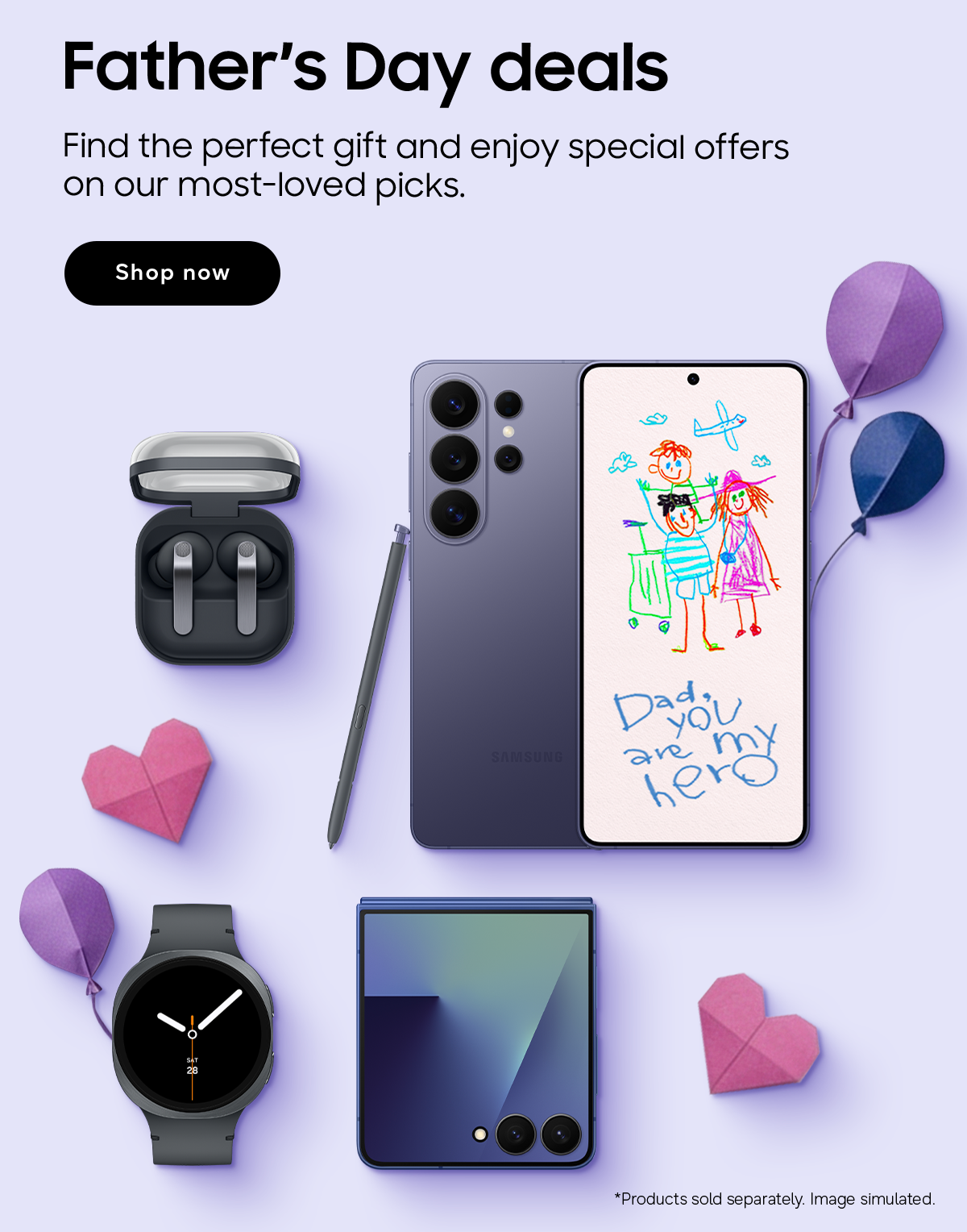 Father’s Day Deals | Find the perfect gift and enjoy special offers on our most-loved picks. | Shop now | *Products sold separately. Image simulated.