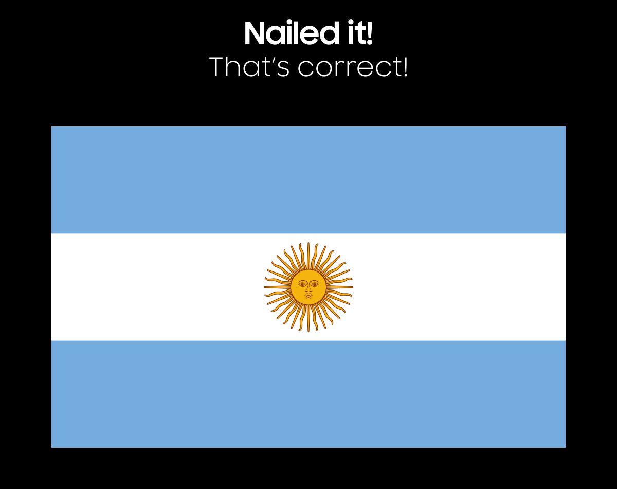 Nailed it! 