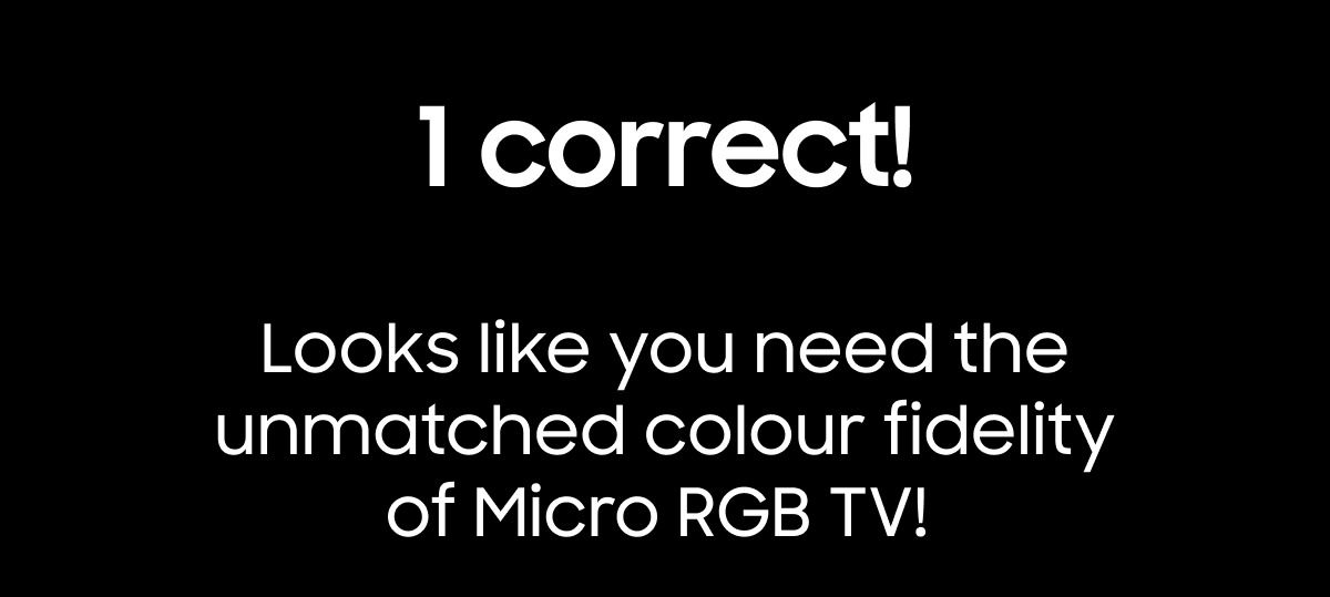 1 Correct!