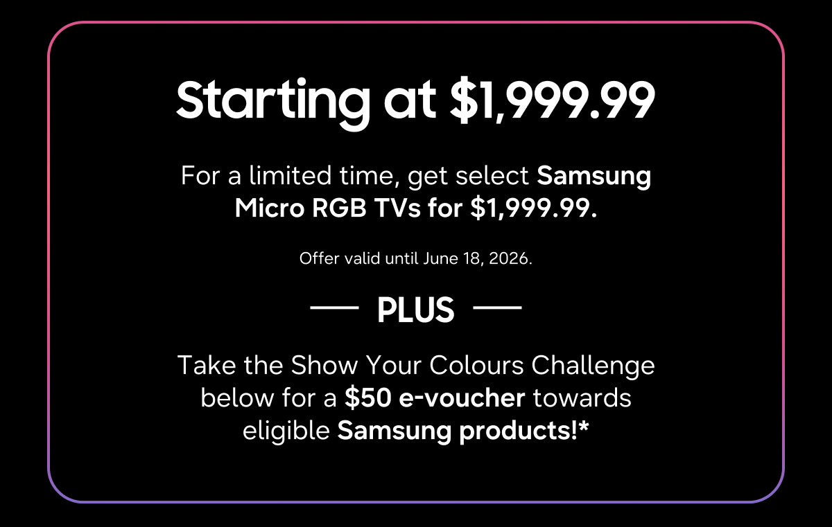 Starting at $1,999.99