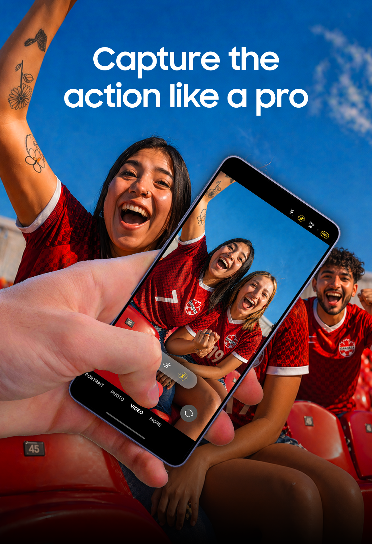 Capture the action like a pro