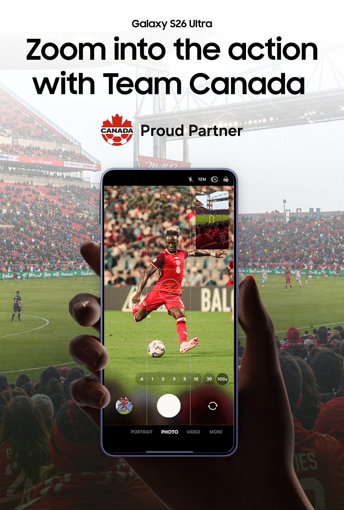 Zoom into the action with Team Canada
