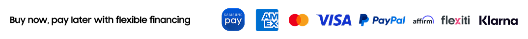 Buy now, pay later with flexible financing