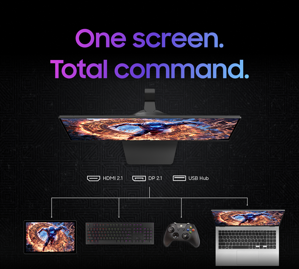 One screen. Total command.