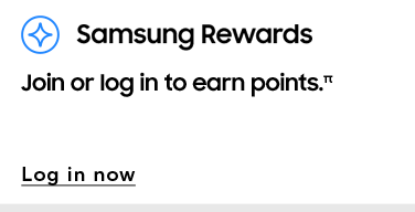 Samsung Rewards | Join or log in to earn points. (π) | Log in now