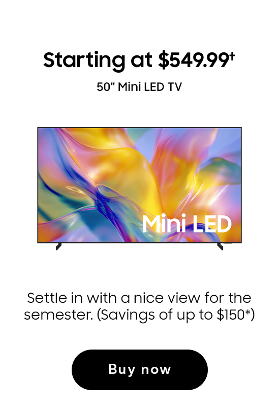 Starting at $549.99 (†) | BUY NOW