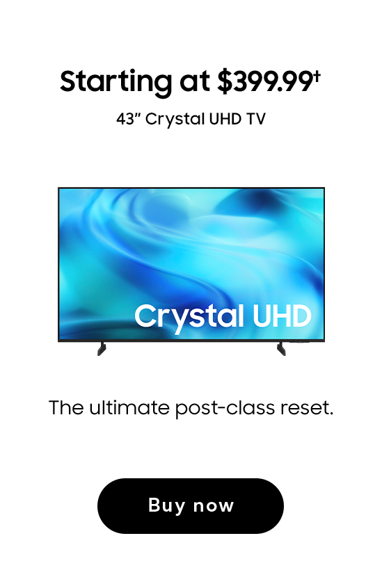 Starting at $399.99(†) | BUY NOW