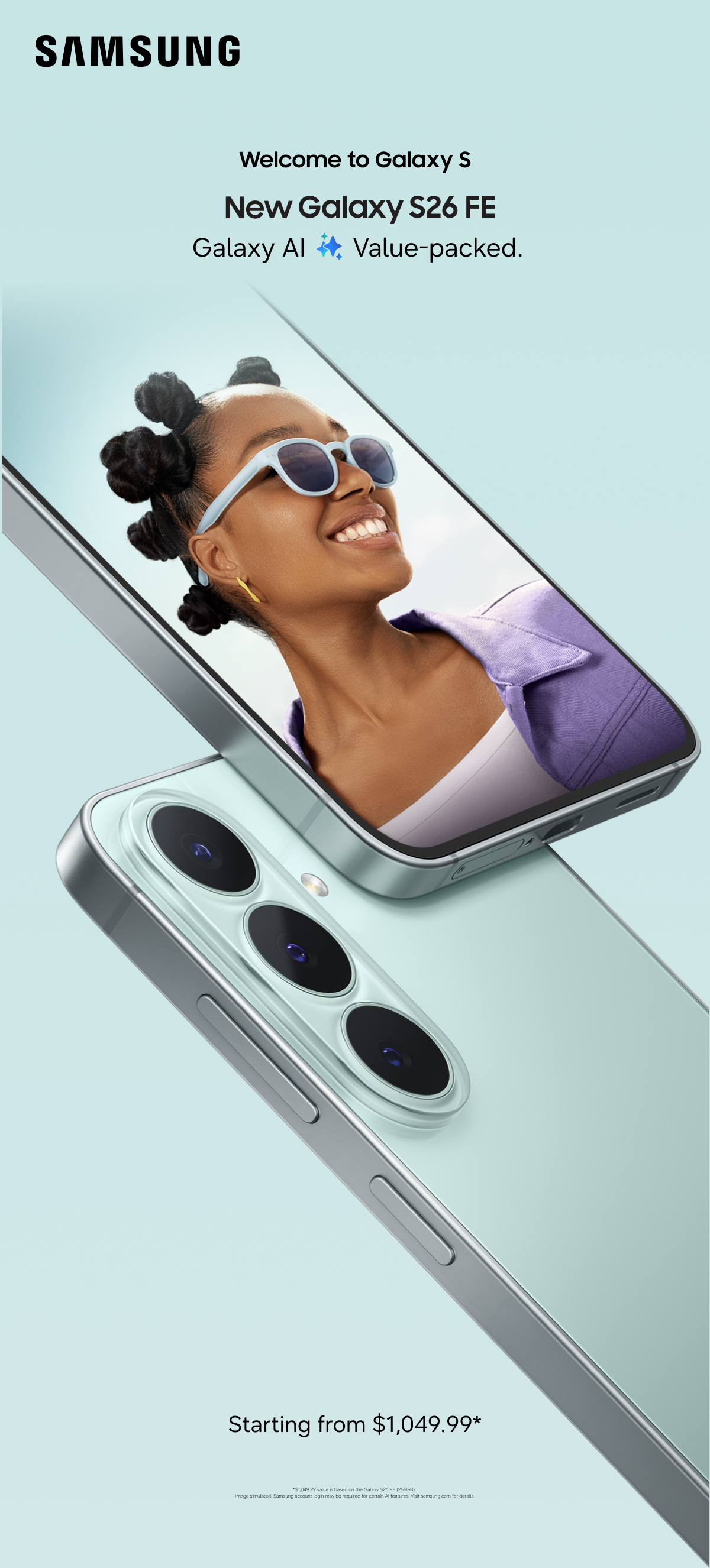 Meet the new Galaxy S26 FE