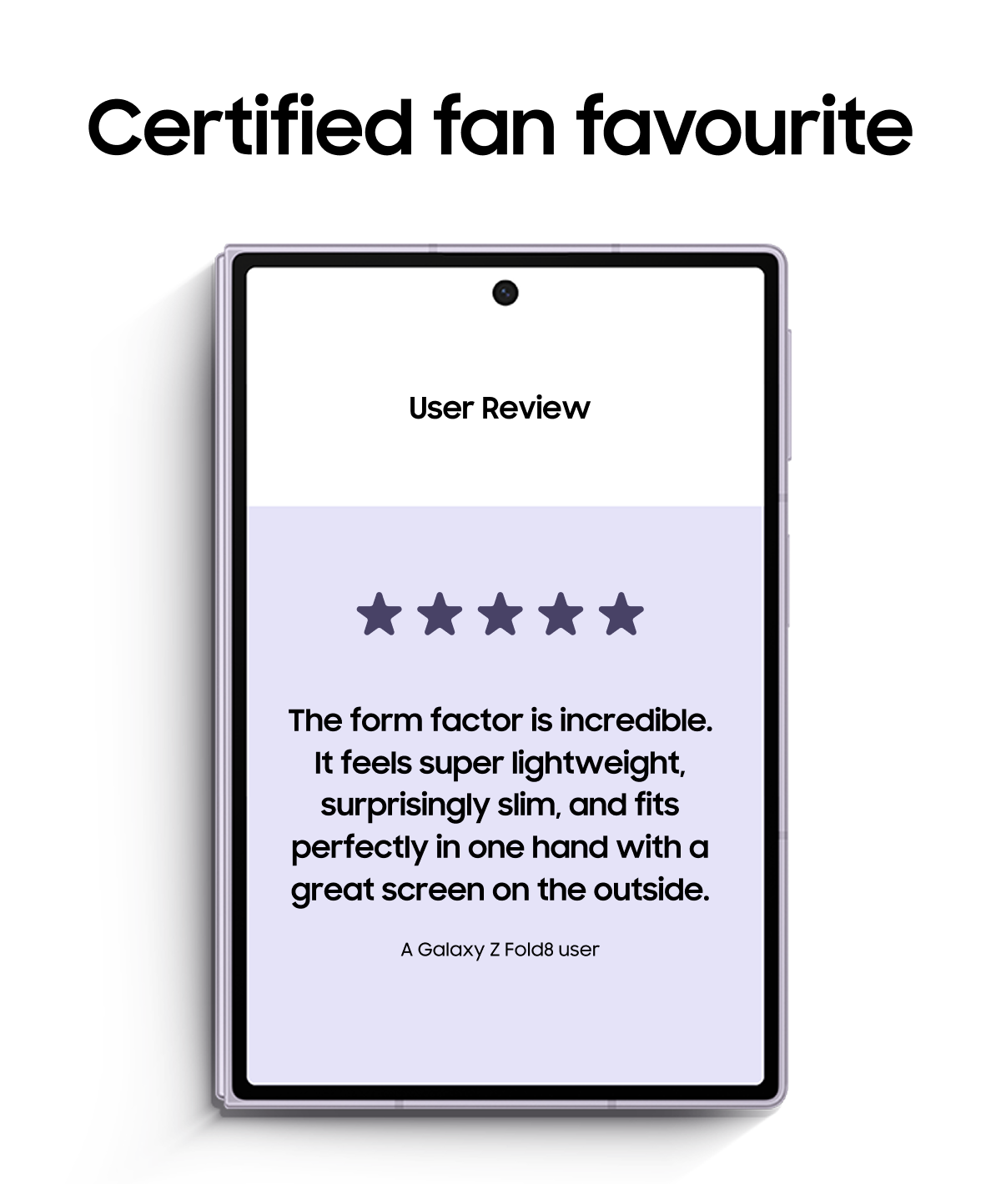 Certified fan favourite