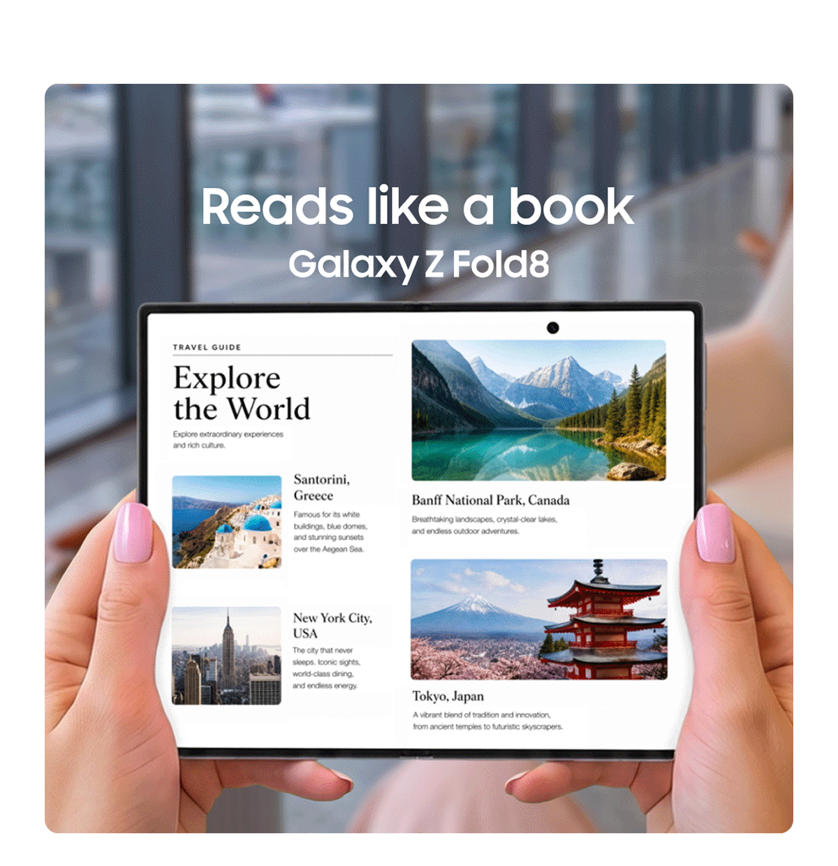 Reads like a book | Galaxy Z Fold8.