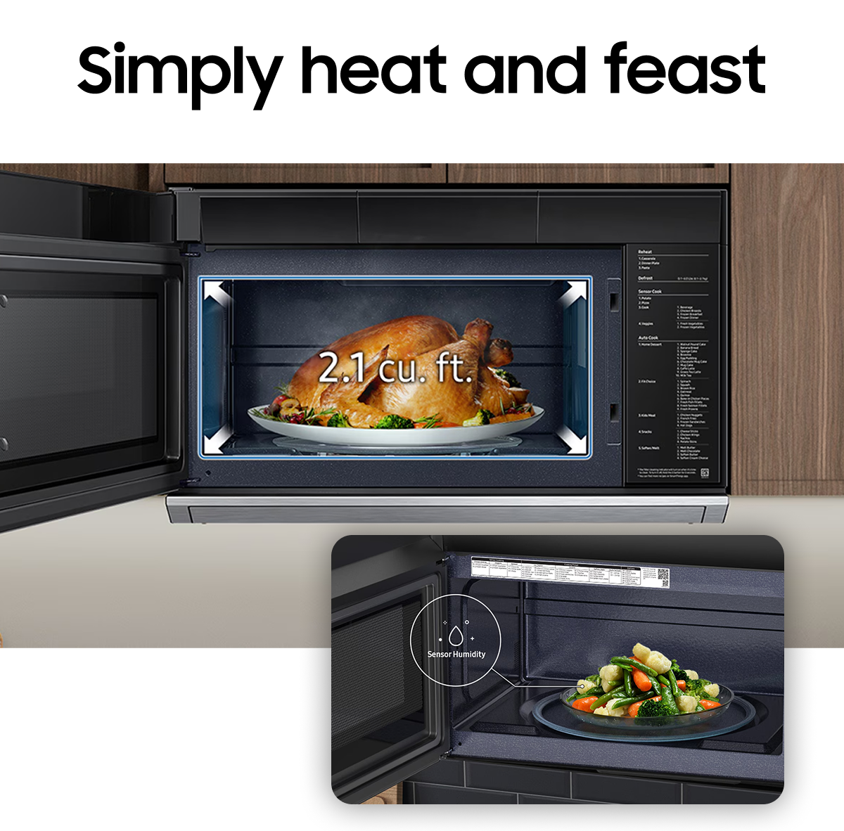 Simply heat and feast