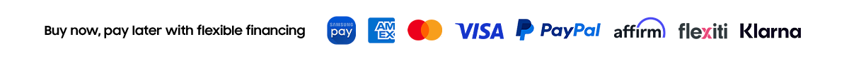 Buy now, pay later with flexible financing